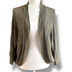 Mossimo Supply Co Green Cardigan Sweater with Shawl Collar Sz XL